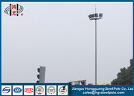 Mergulho quente claro polo claro galvanizado de polo Q345 ISO9001 do mastro alto cônico